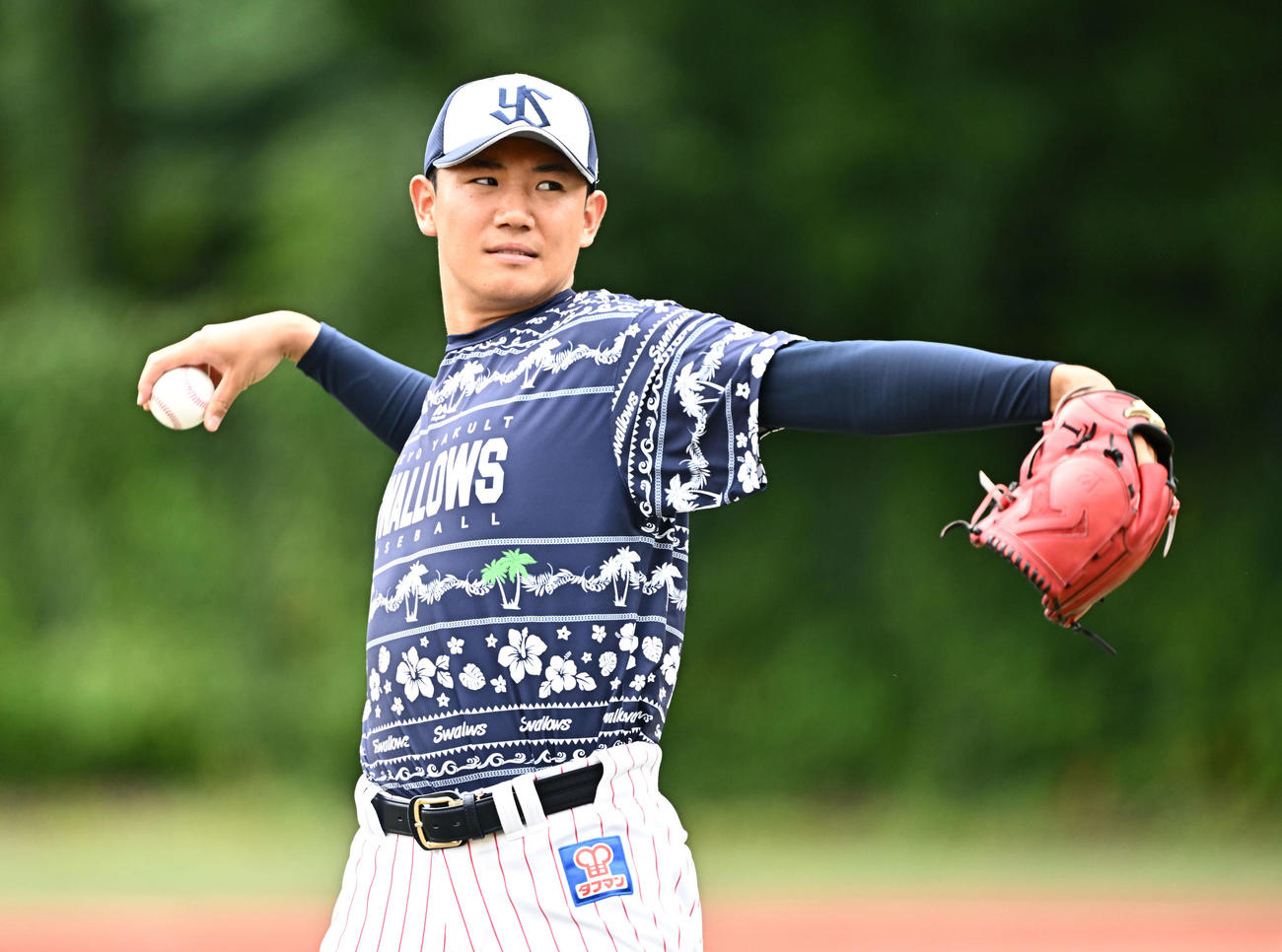 ヤクルト奥川恭伸（2024年6月撮影）