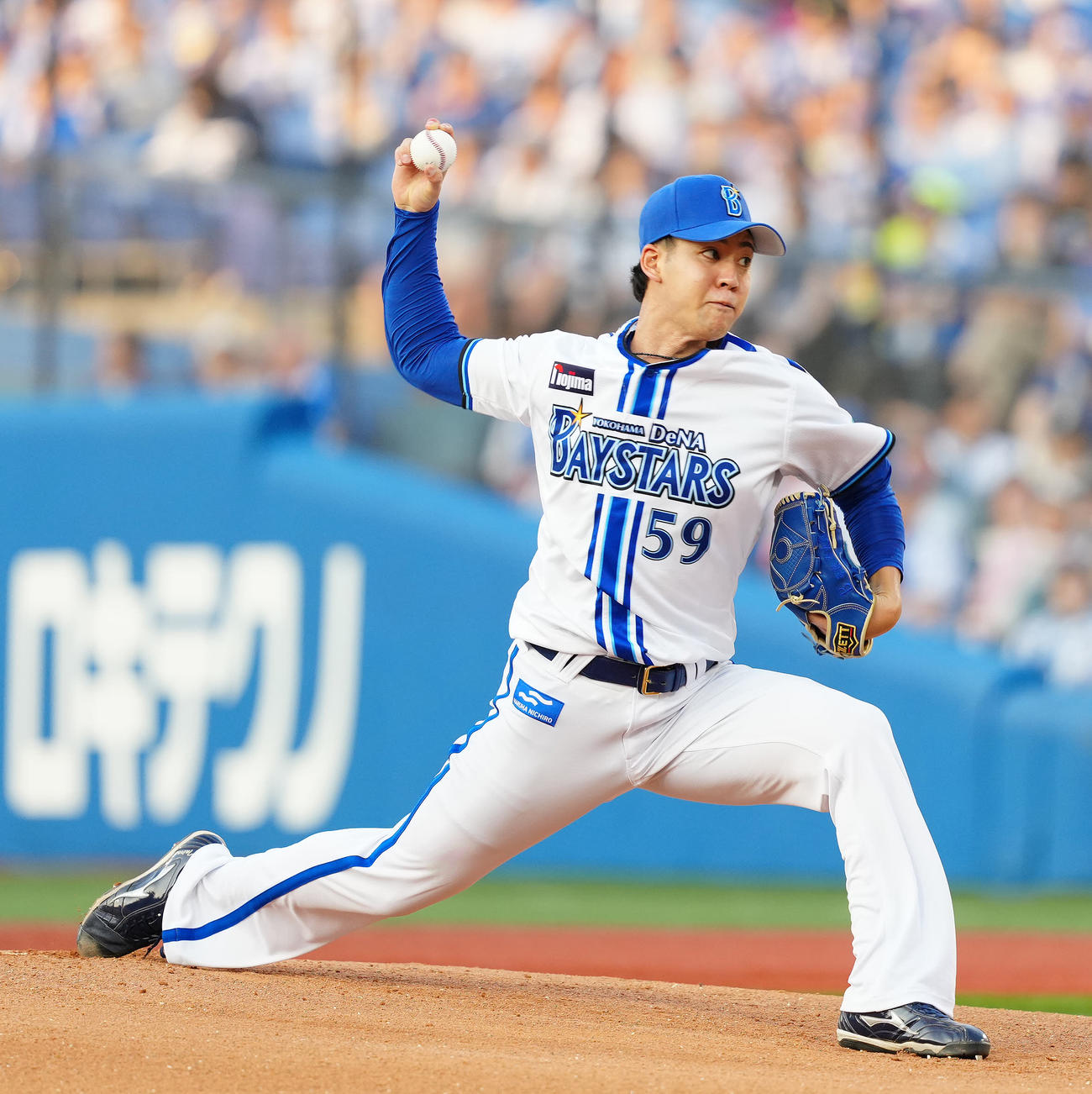 DeNA平良拳太郎（2024年7月4日撮影）
