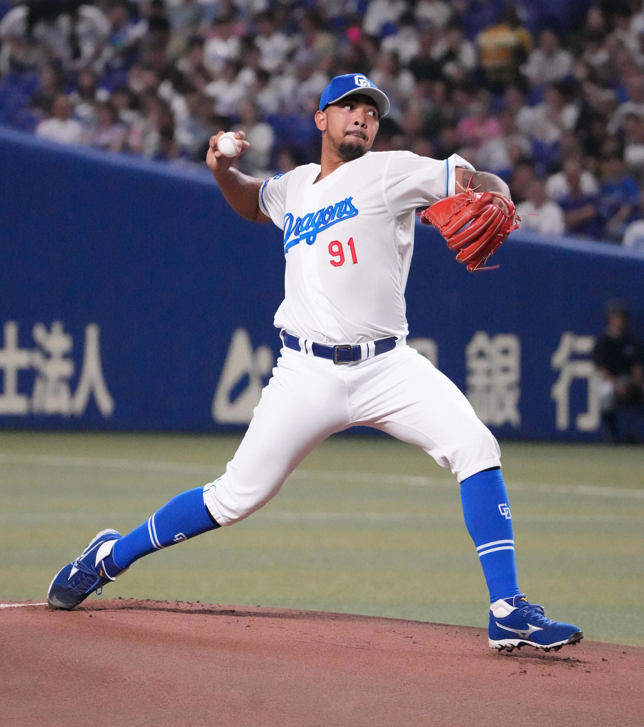 中日メヒア（2024年6月22日撮影）