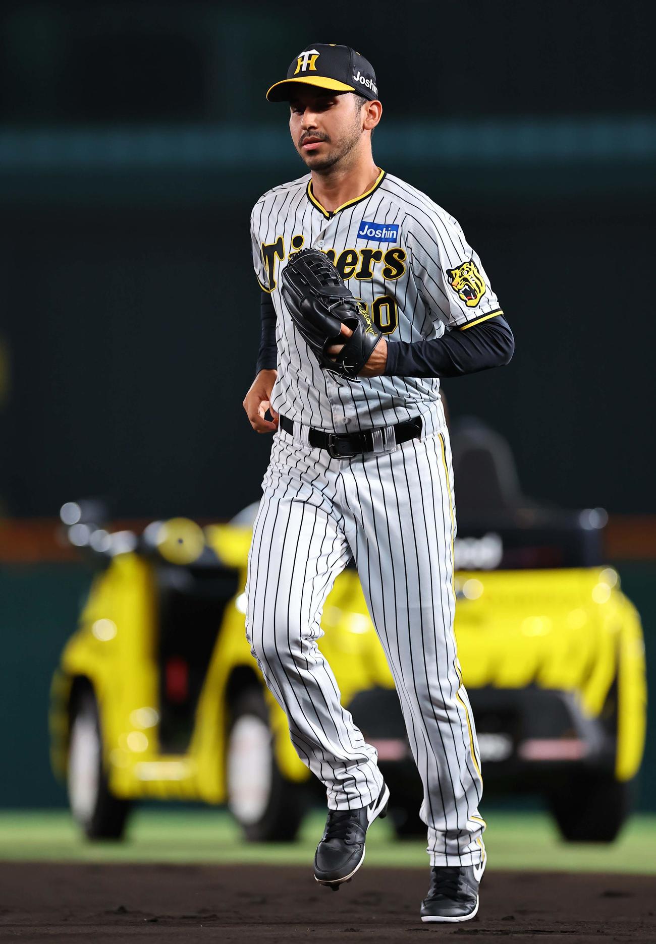 阪神対ヤクルト　阪神3番手のゲラ（撮影・上田博志）