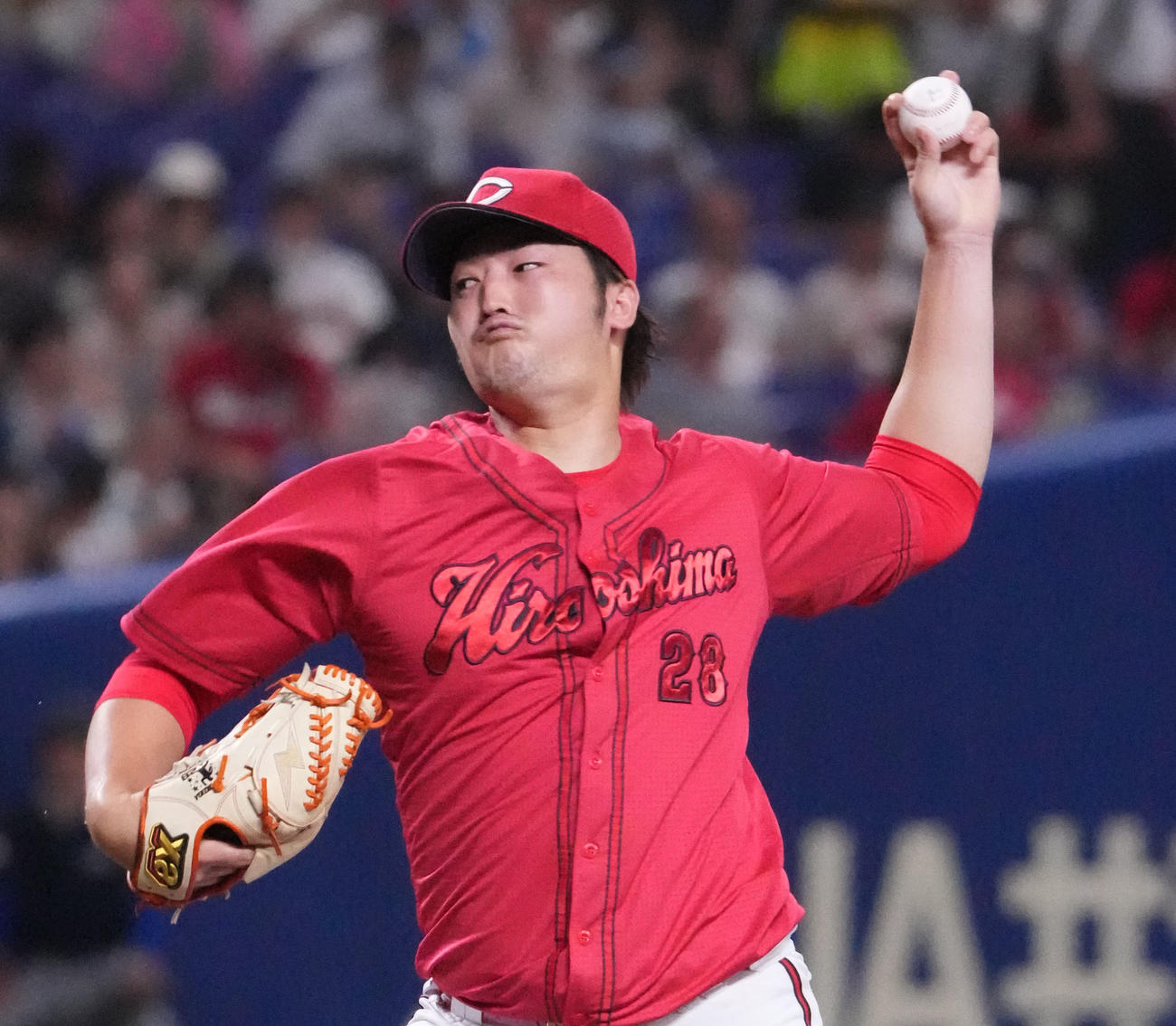 広島床田寛樹（2024年7月5日撮影）