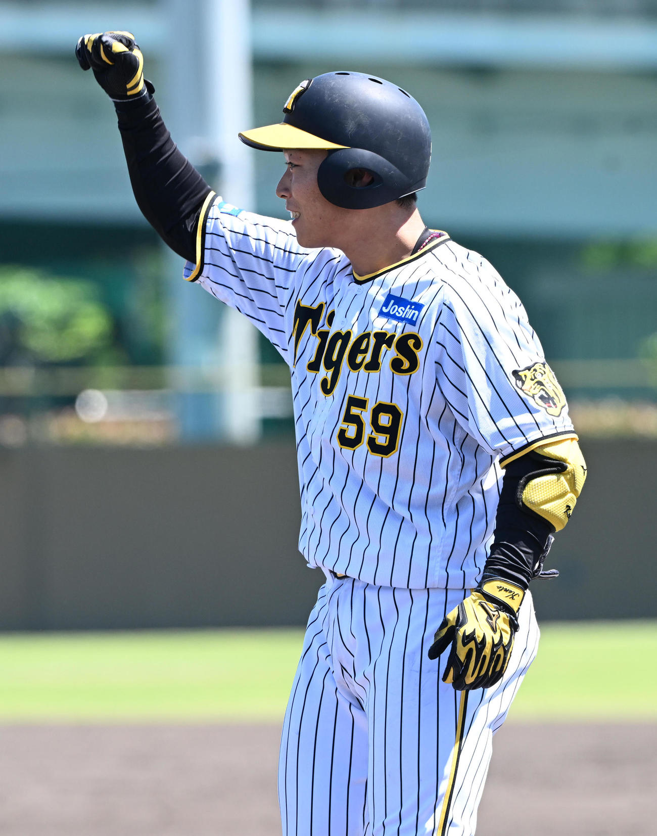 阪神藤田健斗（2024年5月25日撮影）