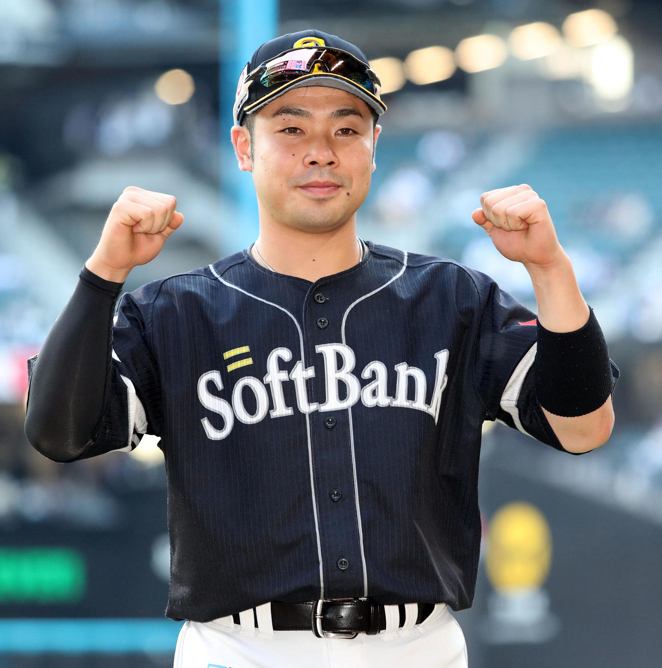 ソフトバンク近藤健介（2024年6月29日撮影）