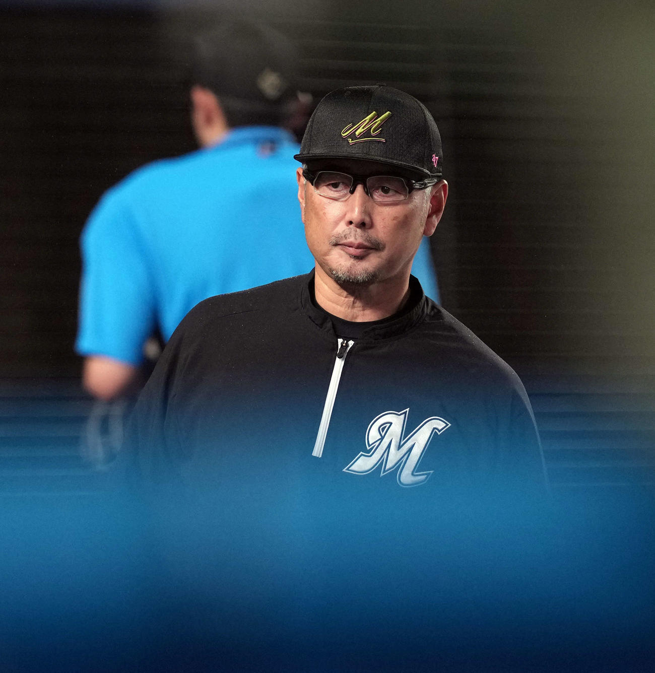 ロッテ対オリックス　オリックスに勝利したロッテ吉井監督（撮影・たえ見朱実）