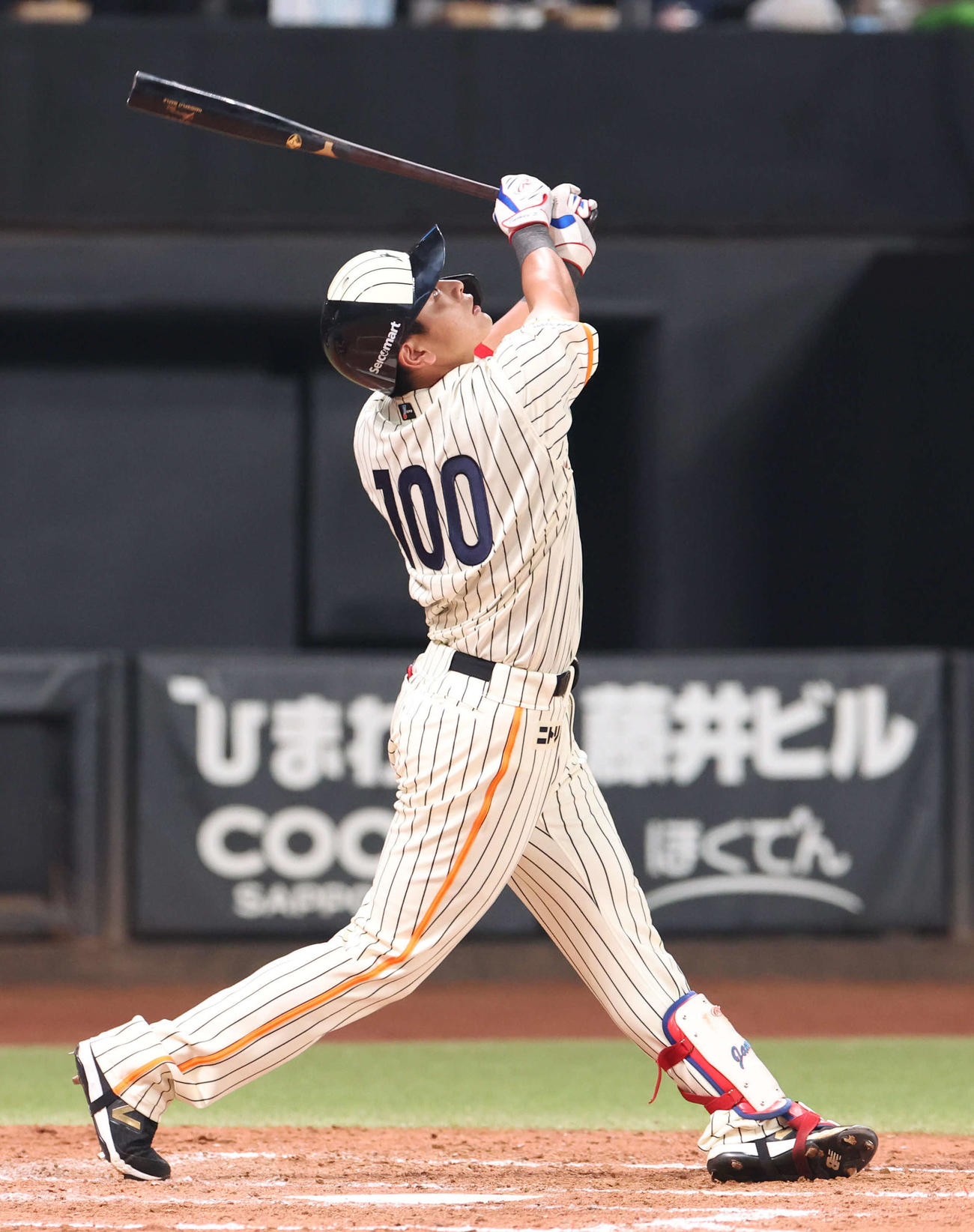 日本ハム対ソフトバンク　4回裏日本ハム2死、野村は三邪飛に終わる（撮影・佐藤翔太）