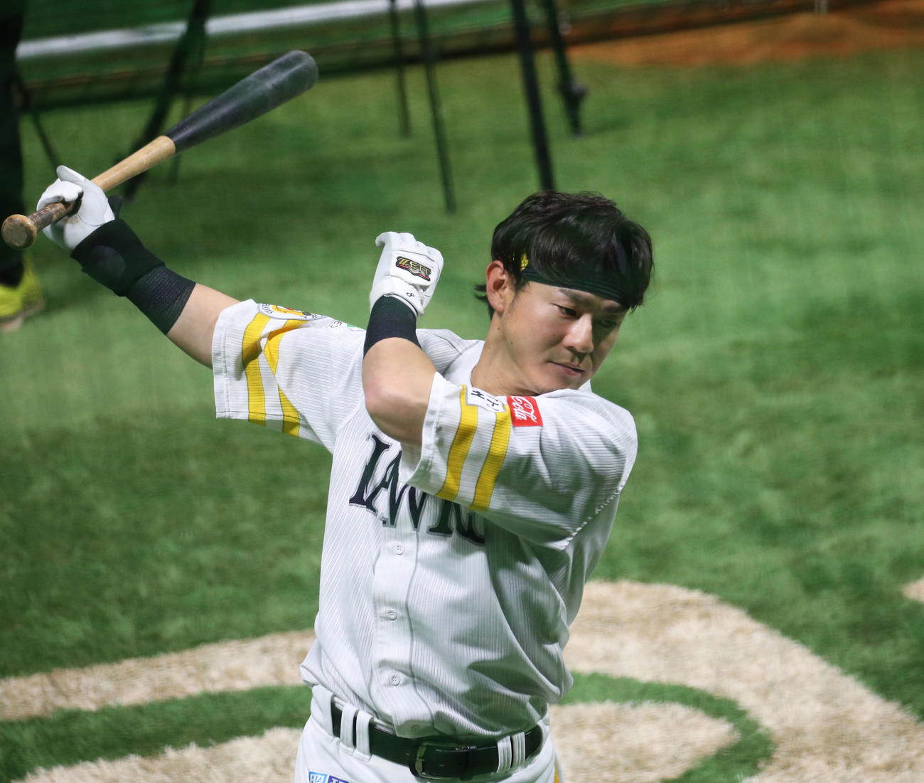 ソフトバンク牧原大成（2024年3月撮影）