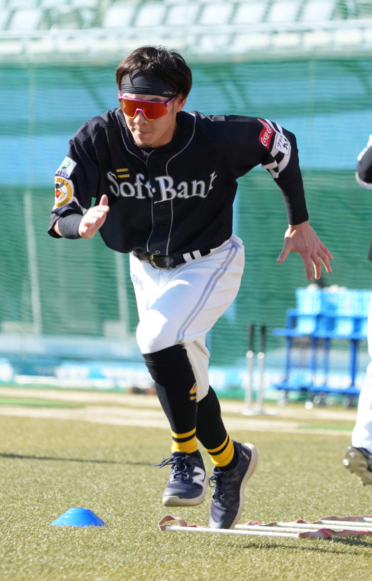 ソフトバンク牧原大成（2024年4月25日撮影）