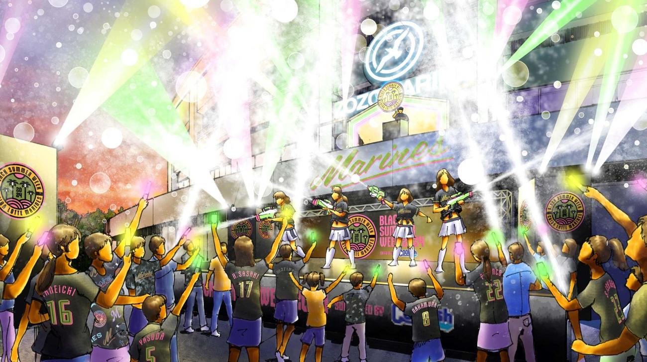 8月10日からのオリックス戦で「BSW AFTER GAME PARTY　－Sparkle Splash－」が行われる（球団提供）