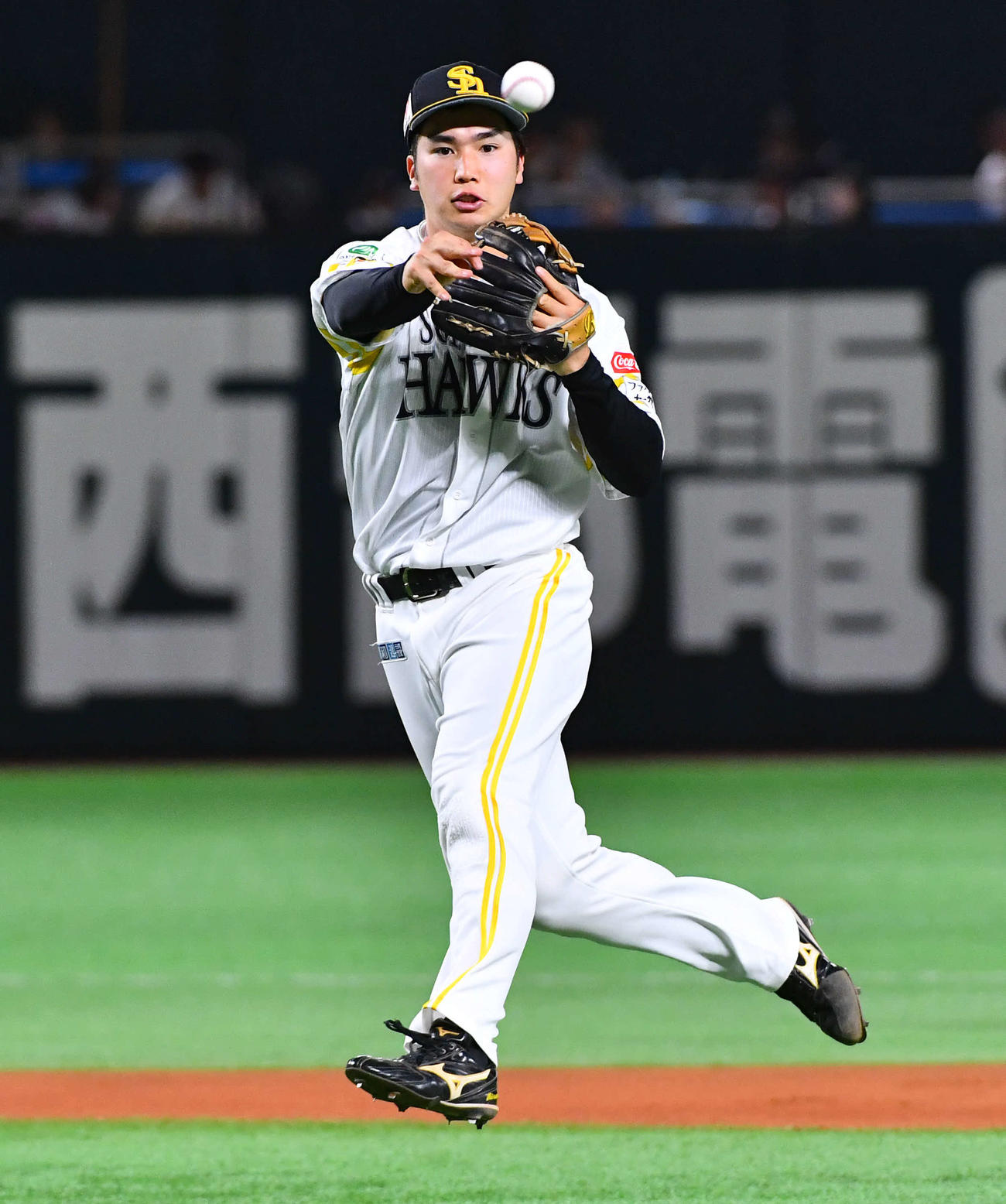 ソフトバンク広瀬隆太（2024年7月4日撮影）