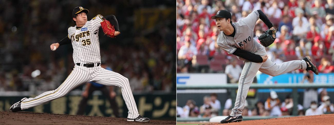 阪神才木浩人と巨人山崎伊織