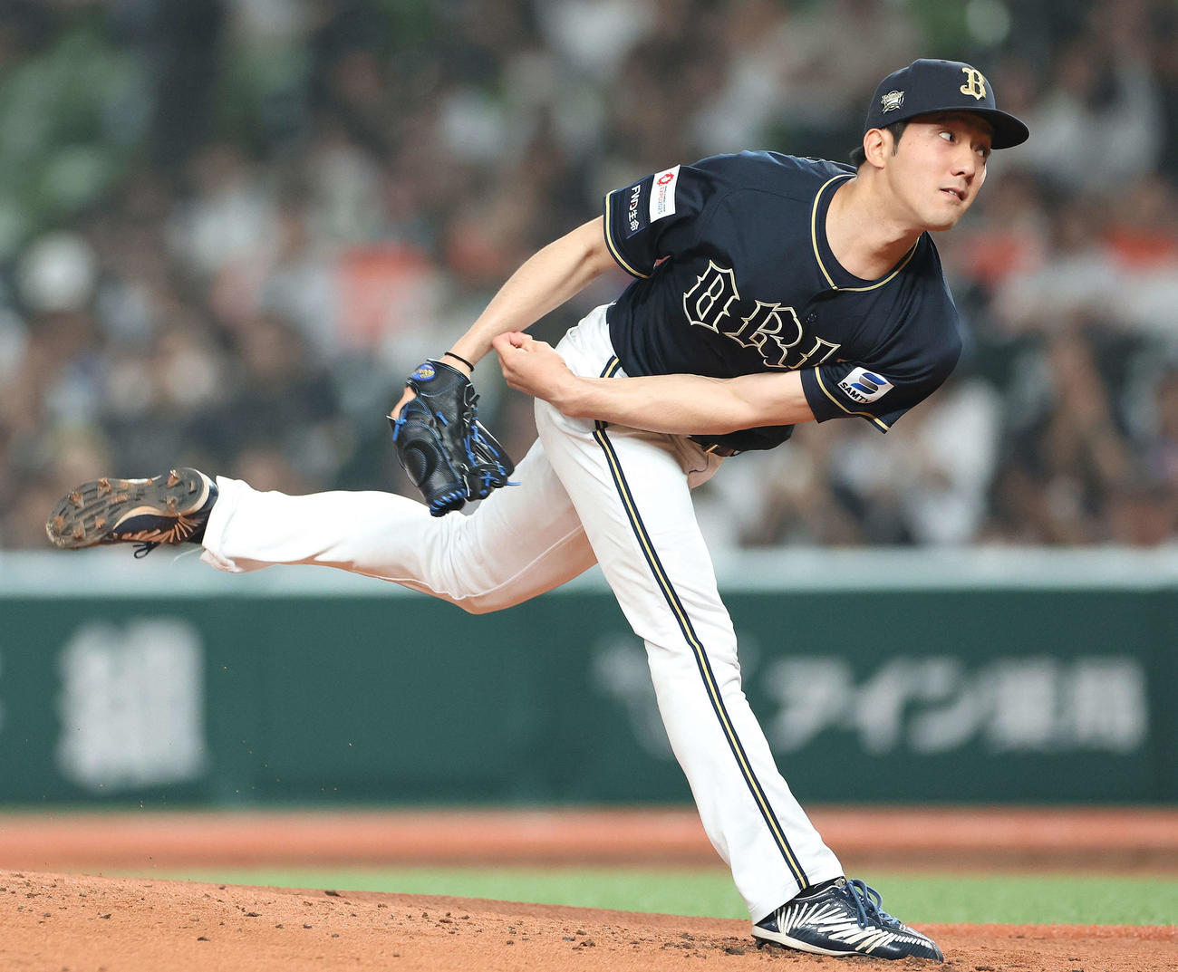 西武対オリックス　先発登板するオリックス田嶋（撮影・河田真司）