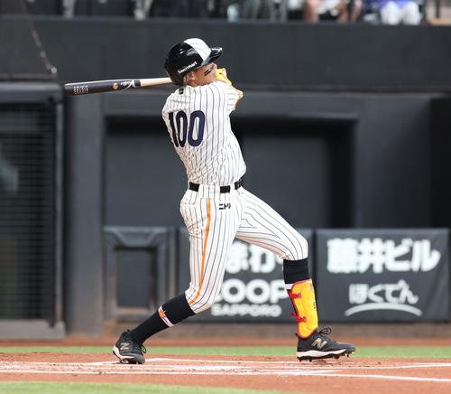 日本ハム】水谷瞬が球宴プラスワン選出御礼！自身初の先頭打者初球弾