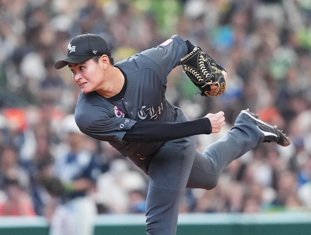 ロッテ中森俊介（2024年7月7日撮影）