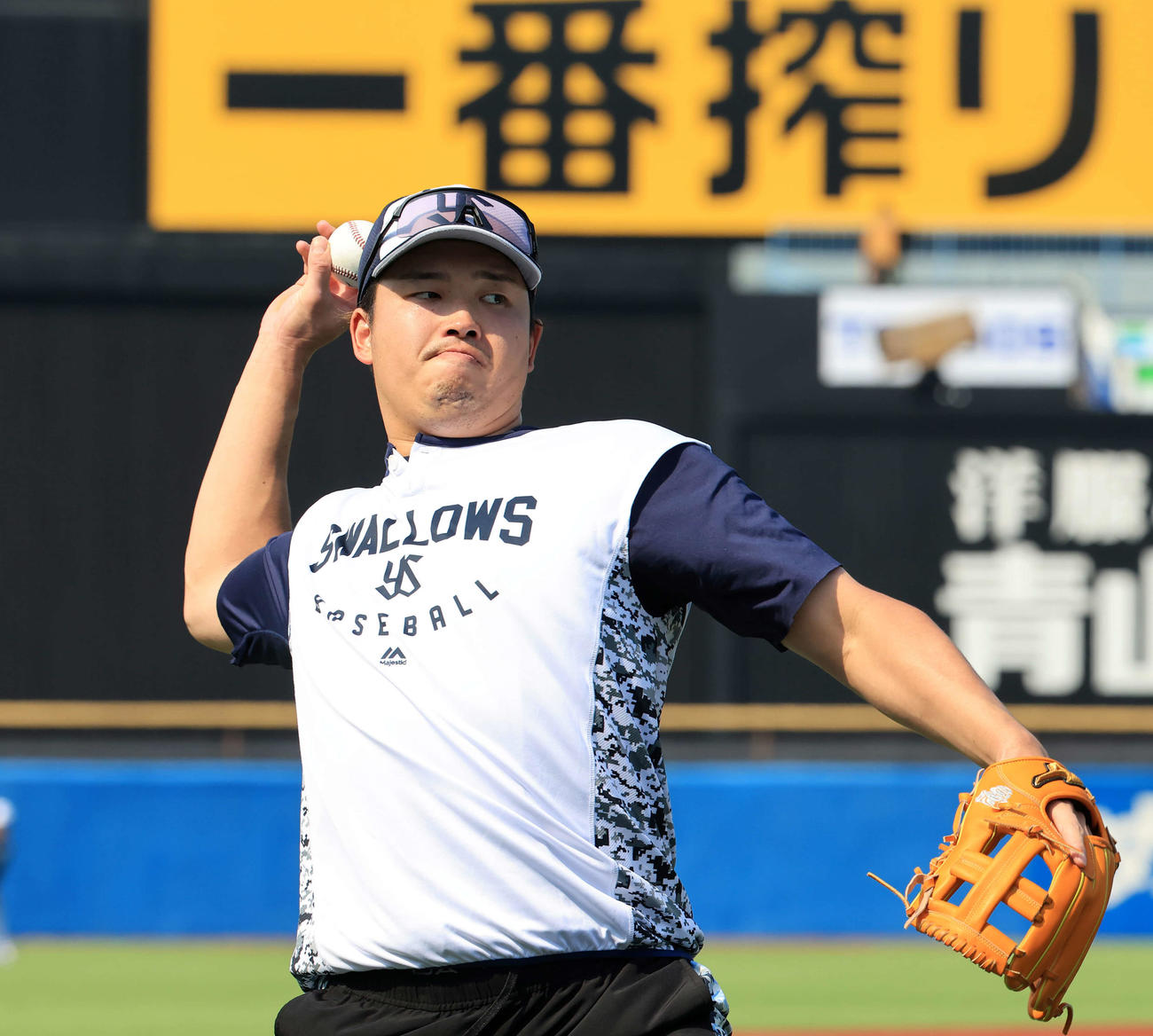 ヤクルト村上宗隆（2024年7月5日撮影）