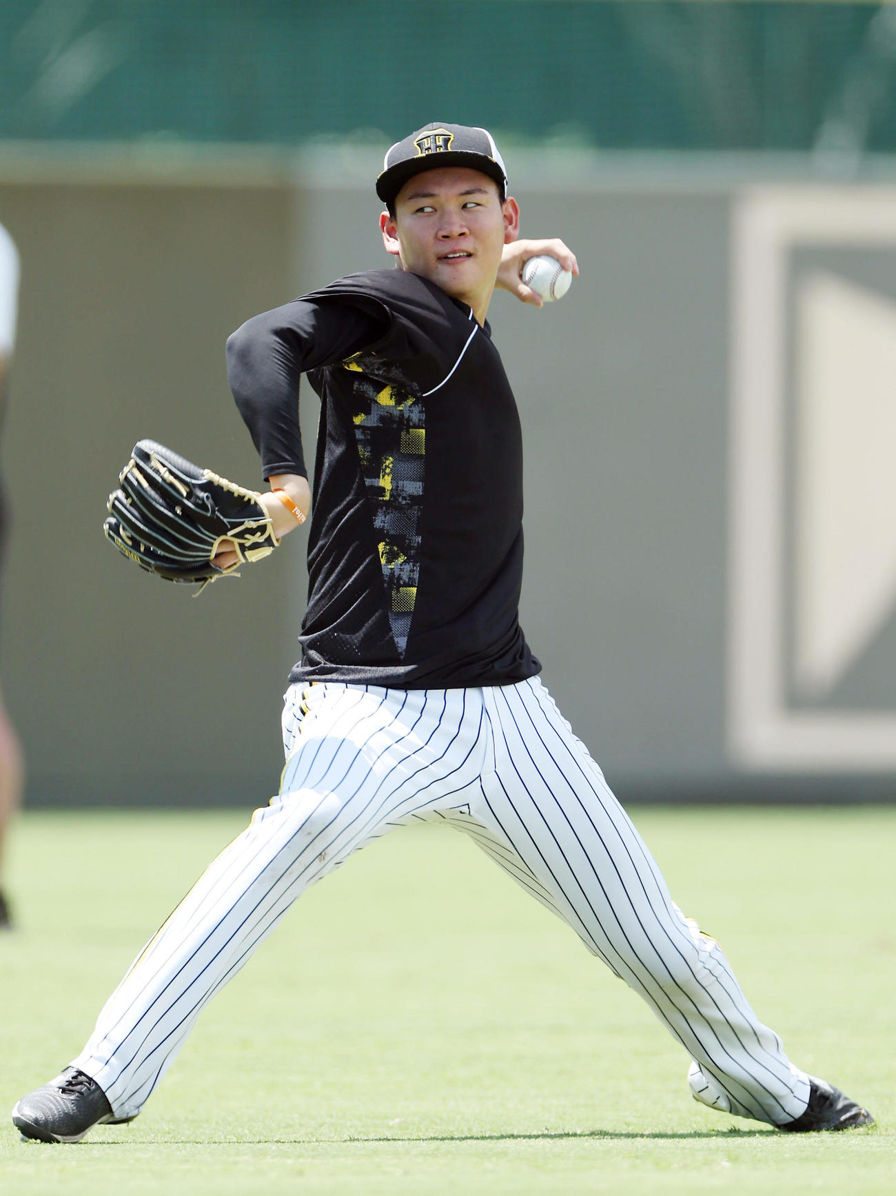 阪神及川雅貴（2024年7月18日撮影）