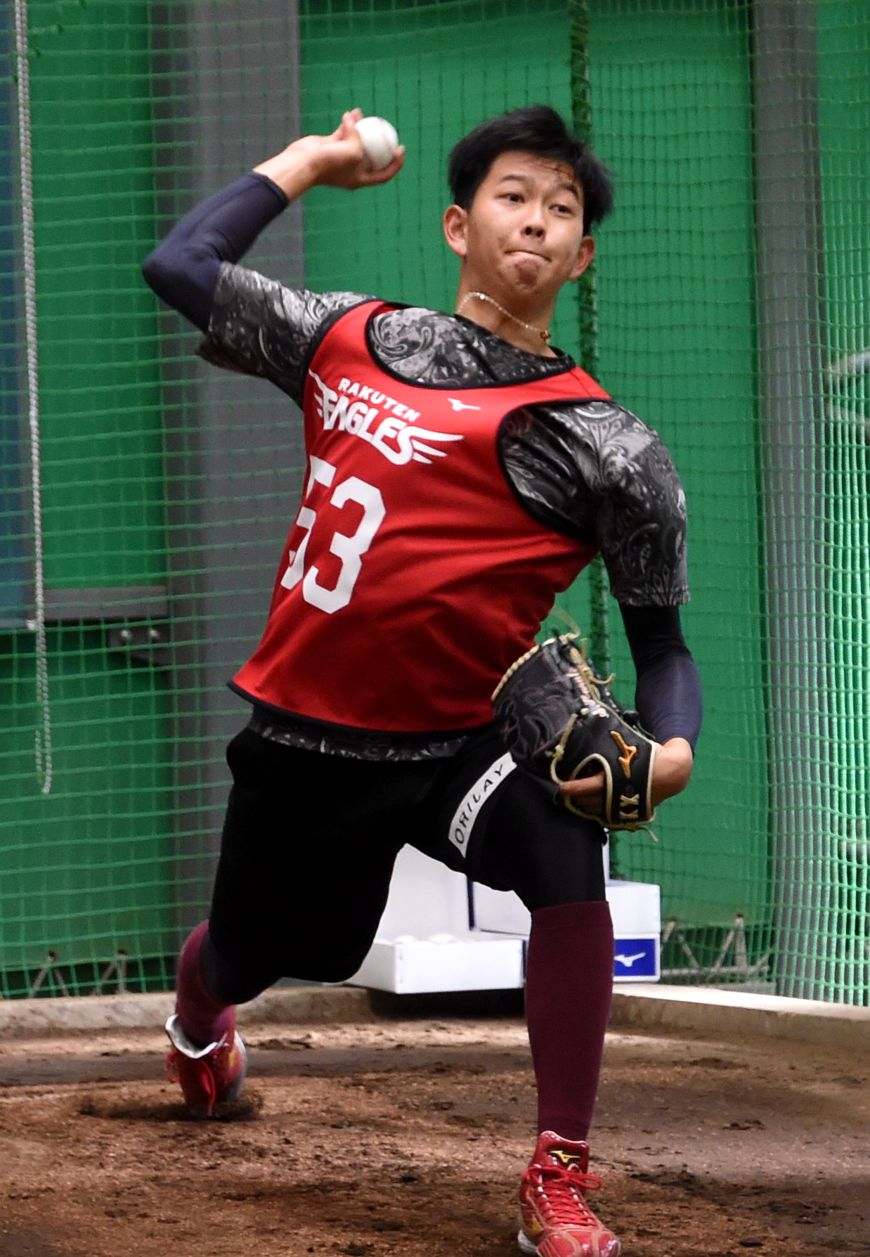 楽天坂井陽翔（2024年1月撮影）