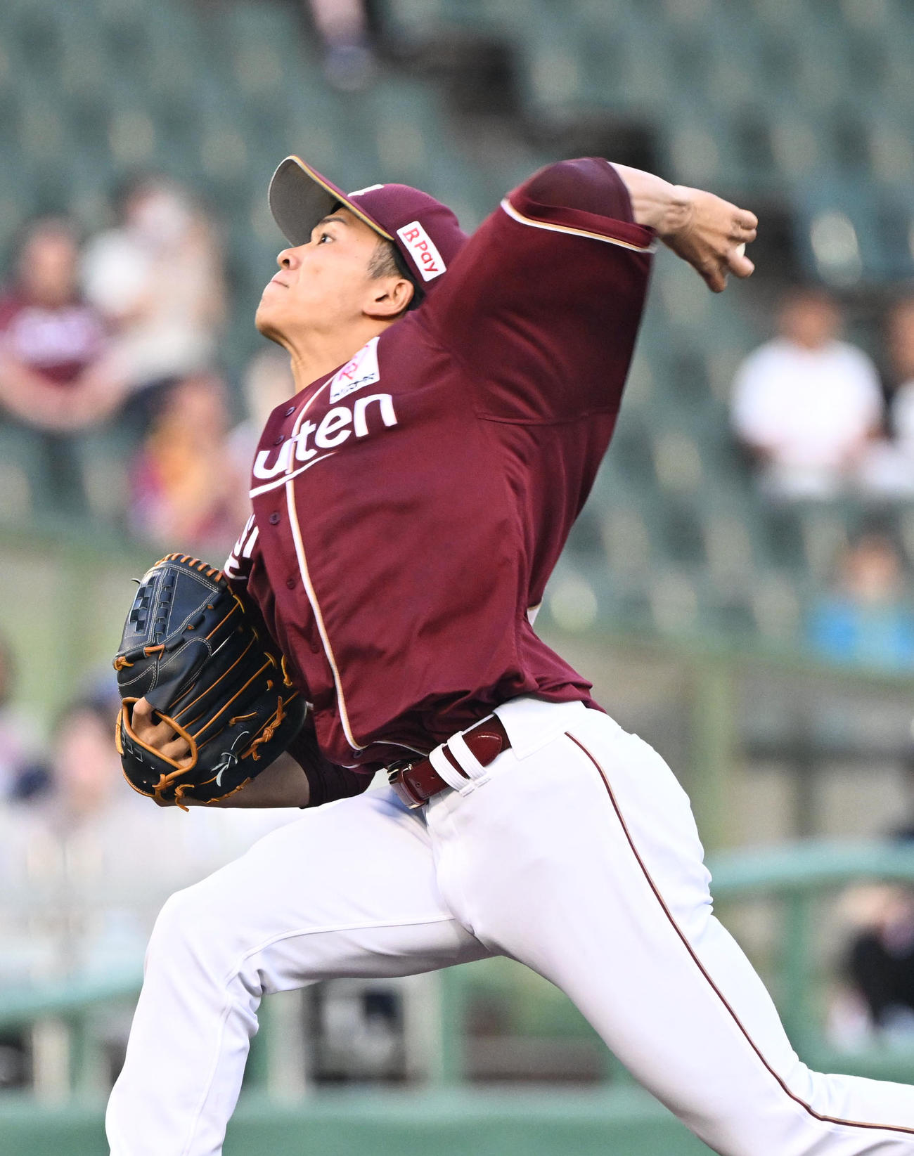 オリックス対楽天　先発する楽天早川（撮影・和賀正仁）