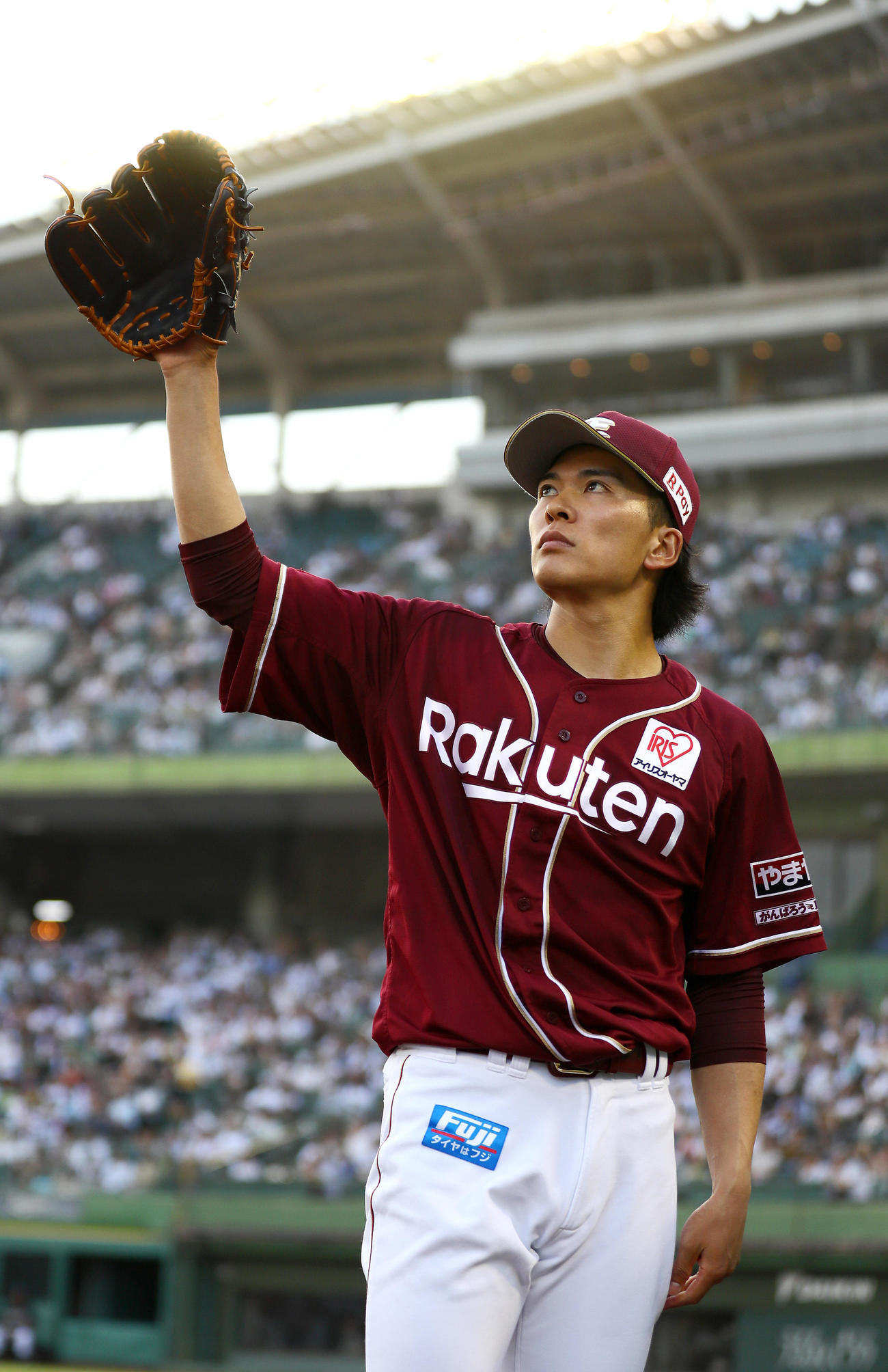 オリックス対楽天　楽天先発の早川（撮影・上山淳一）