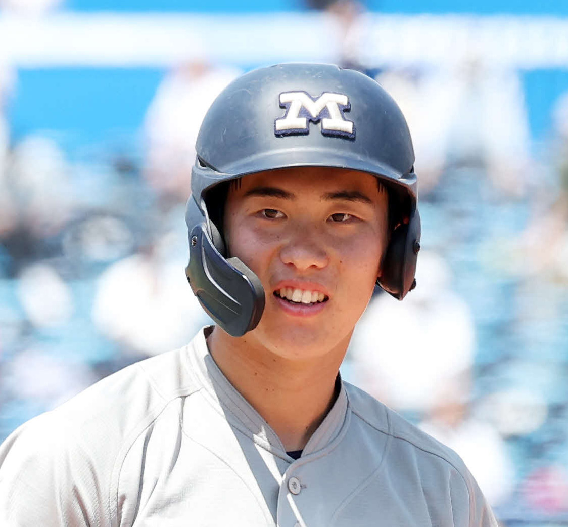 明大・小島大河（2024年4月撮影）
