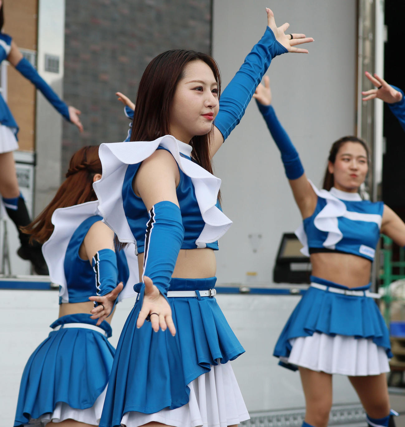 全パ対全セ　チアリーダーステージではファイターズガールによるダンスで盛り上がった（撮影・加藤哉）