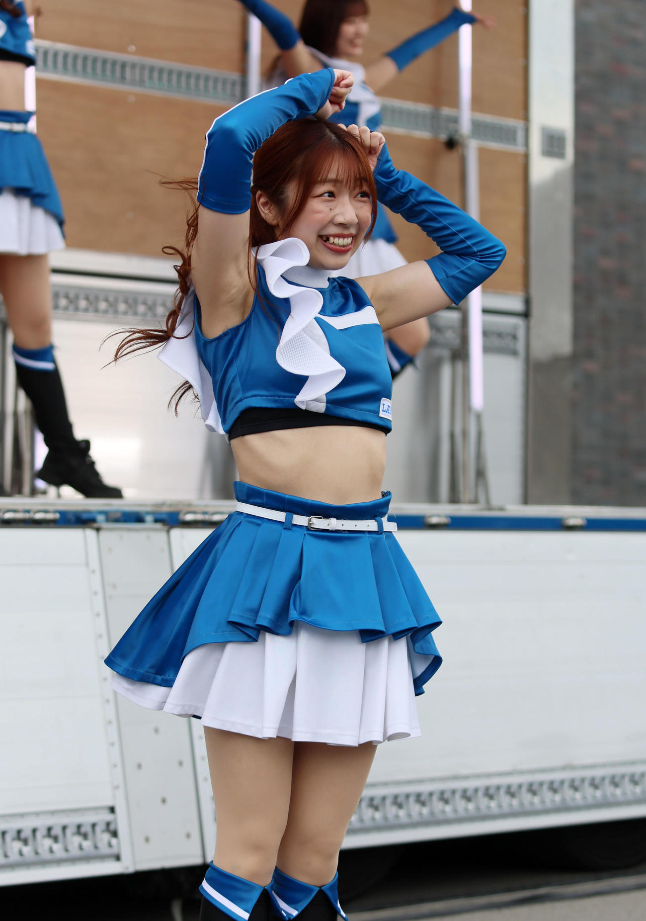 全パ対全セ　チアリーダーステージではファイターズガールによるダンスで盛り上がった（撮影・加藤哉）