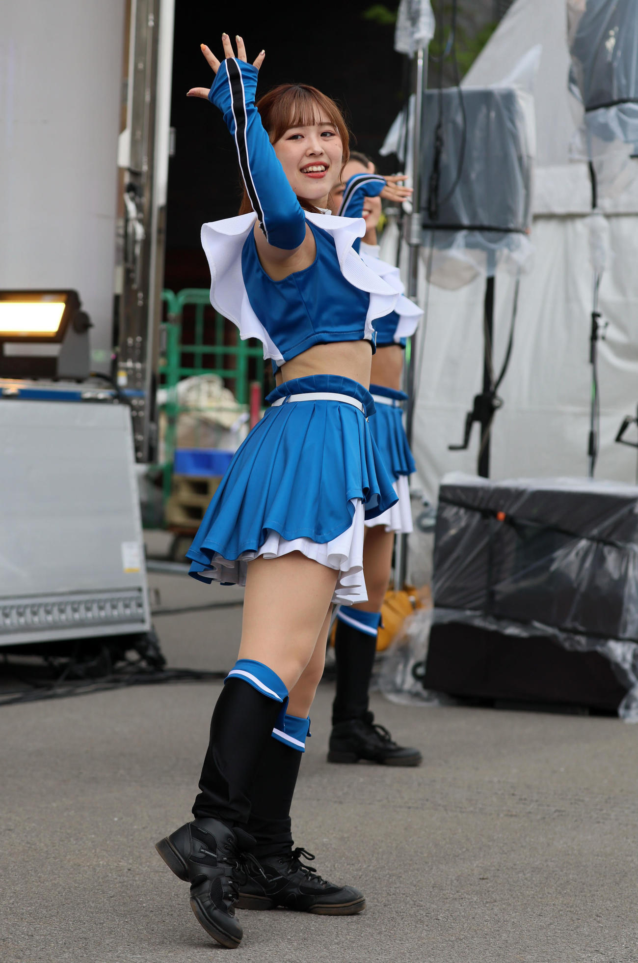 全パ対全セ　チアリーダーステージではファイターズガールによるダンスで盛り上がった（撮影・加藤哉）
