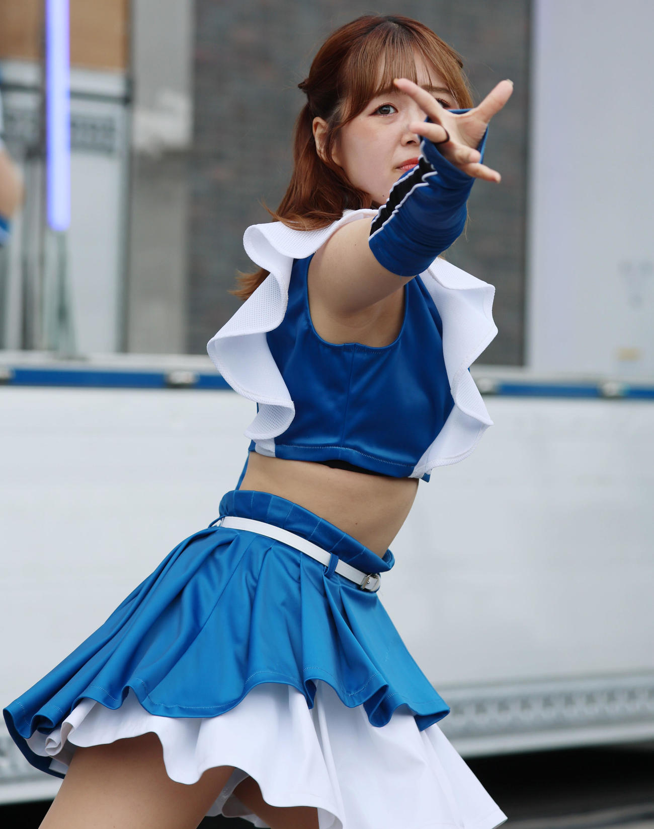 全パ対全セ　チアリーダーステージではファイターズガールによるダンスで盛り上がった（撮影・加藤哉）