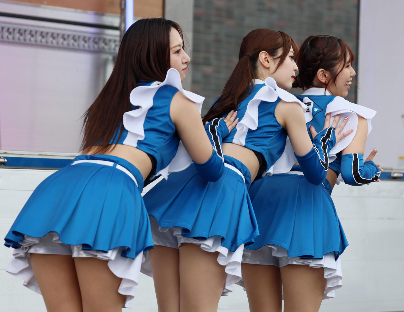 全パ対全セ　チアリーダーステージではファイターズガールによるダンスで盛り上がった（撮影・加藤哉）