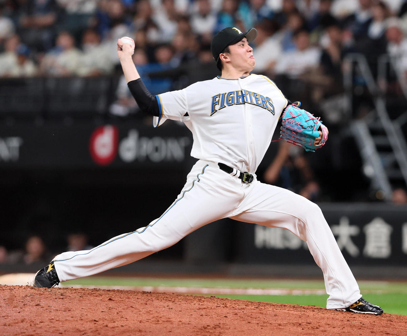全パ対全セ　全パ6番手で登板する田中正（撮影・加藤哉）