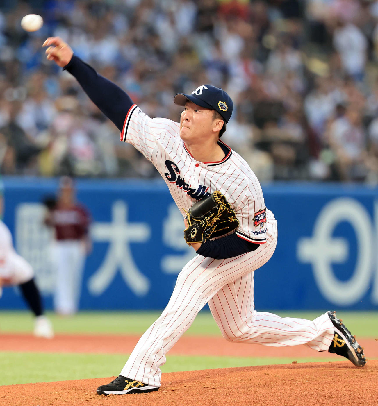 全セ対全パ　力投する全セ先発吉村（撮影・浅見桂子）