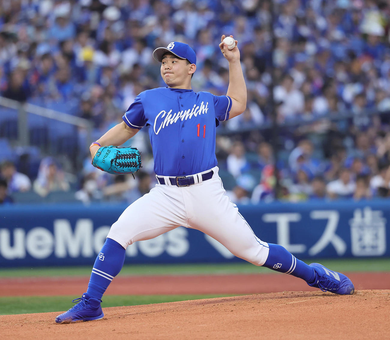 中日小笠原慎之介（2024年7月9日撮影）