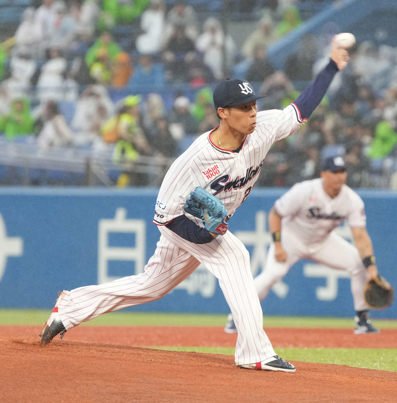 ヤクルト山野太一（2024年7月16日撮影）