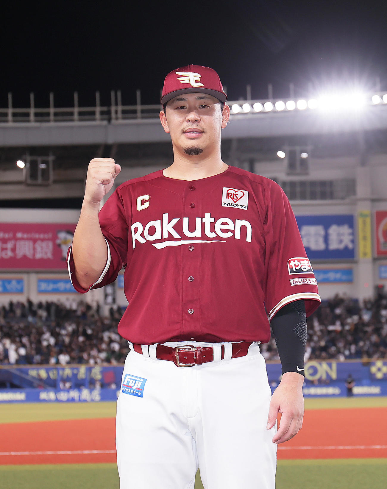 楽天浅村栄斗（2023年7月16日撮影）