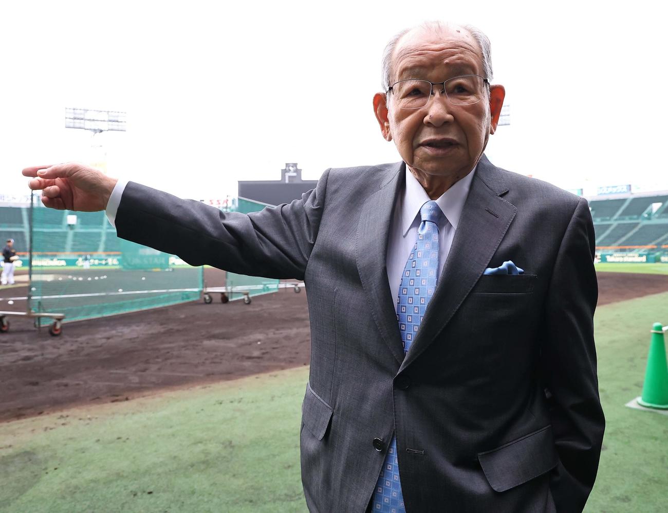 吉田義男氏（2024年4月撮影）
