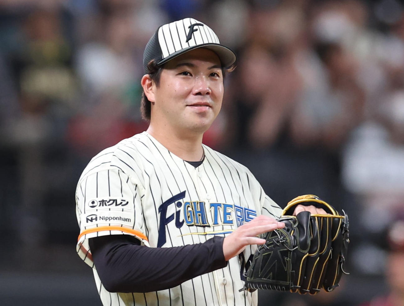 日本ハム金村尚真（2024年7月17日撮影）