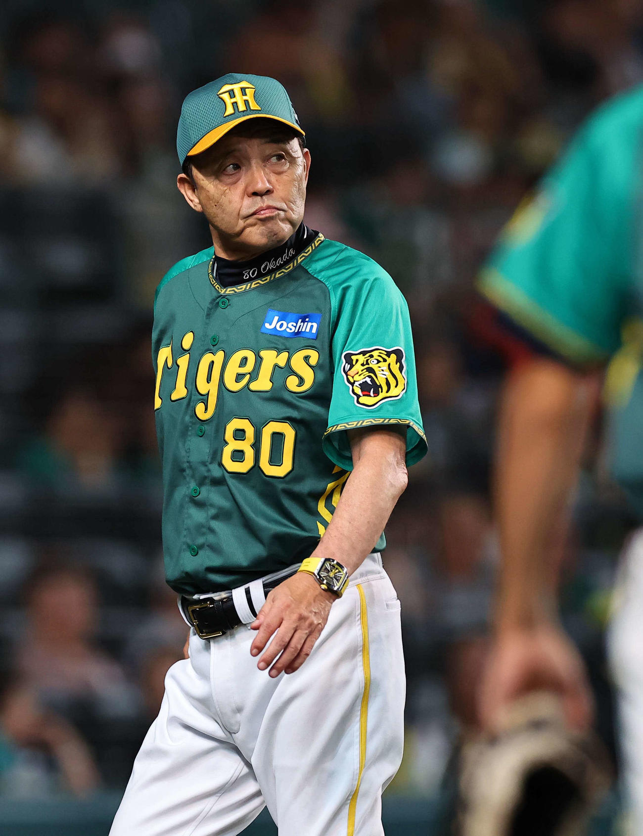 阪神岡田監督（2024年7月28日撮影）