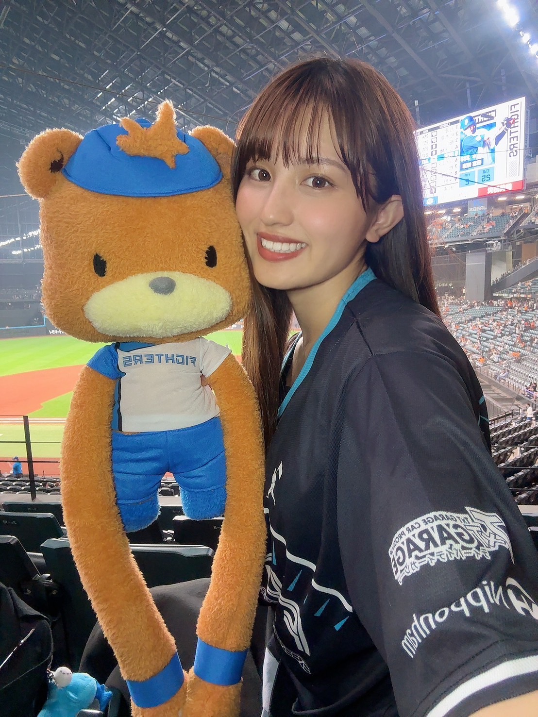 7月31日に鎌ケ谷スタジアムで始球式を務めるグラビアアイドルの花咲楓香