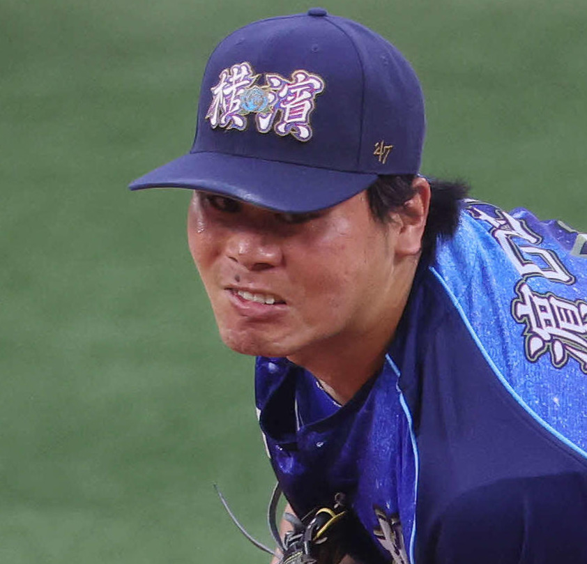 DeNA浜口遥大（2024年7月15日撮影）