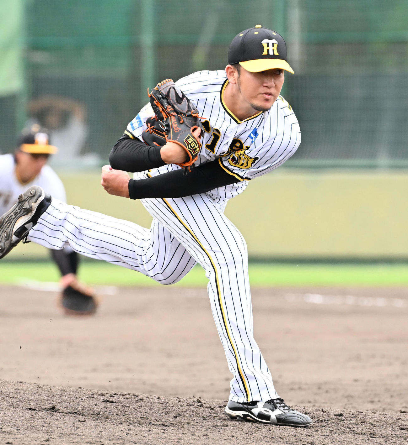 阪神岩貞祐太（2024年7月10日撮影）