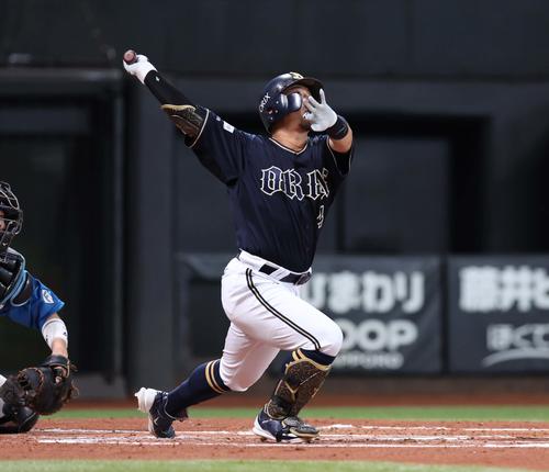 オリックス】森友哉、右翼ポール際に先制4号ソロ 日本ハム新庄監督