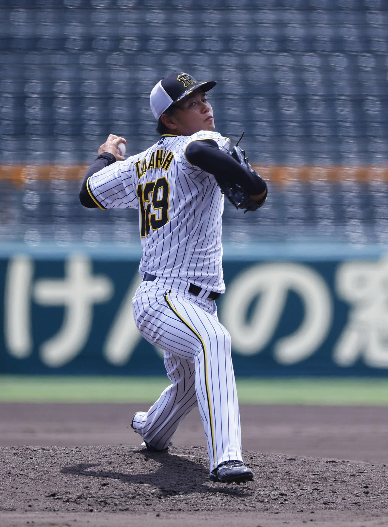 阪神高橋遥人（2024年7月24日撮影）
