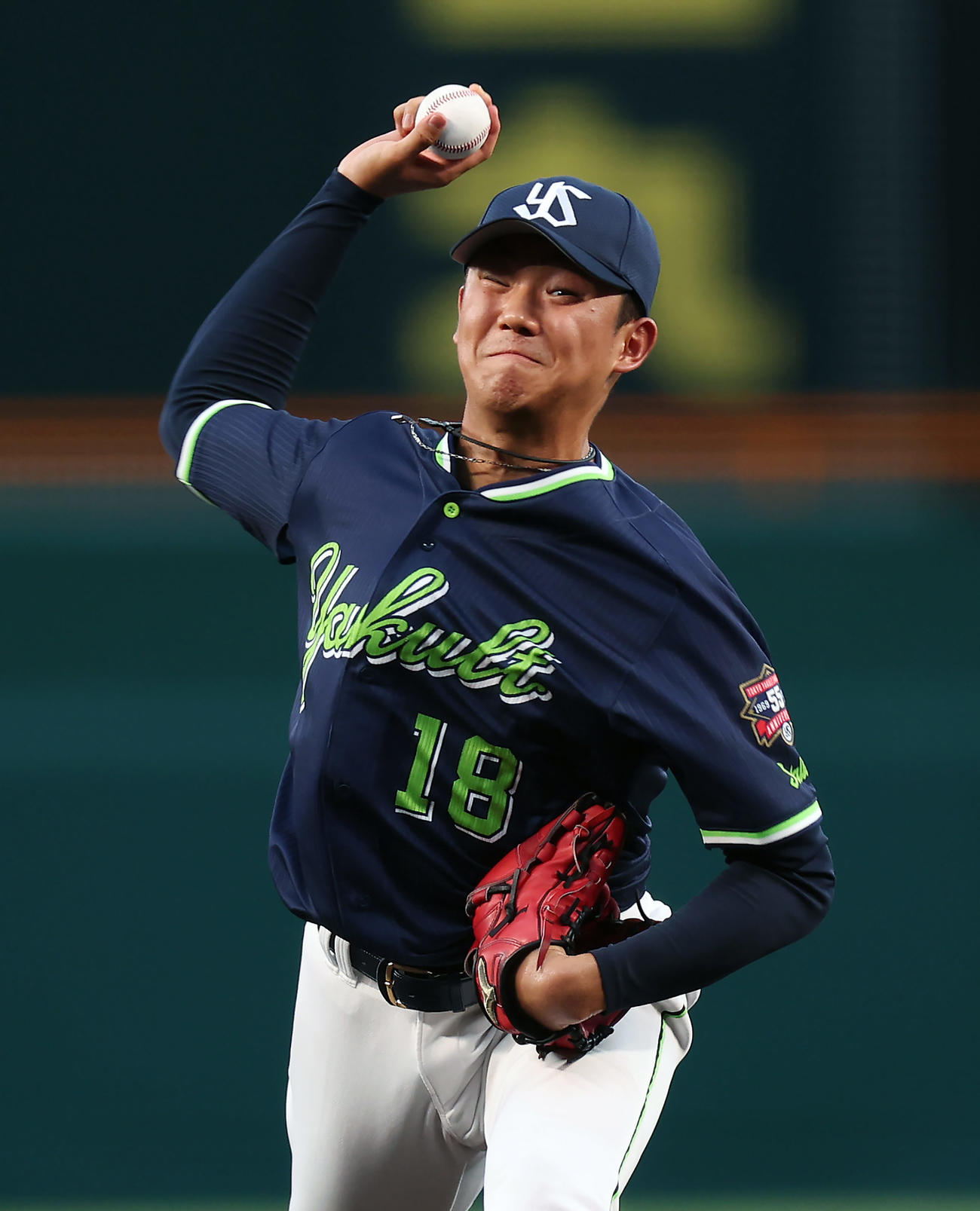 ヤクルト奥川恭伸（2024年7月撮影）
