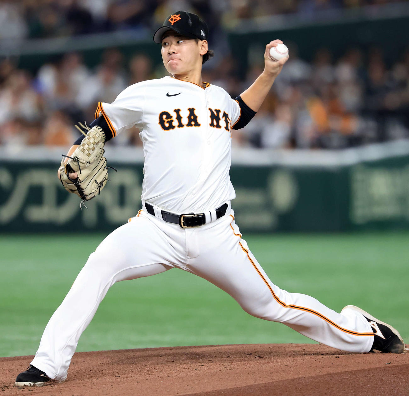 巨人井上温大（2024年7月撮影）