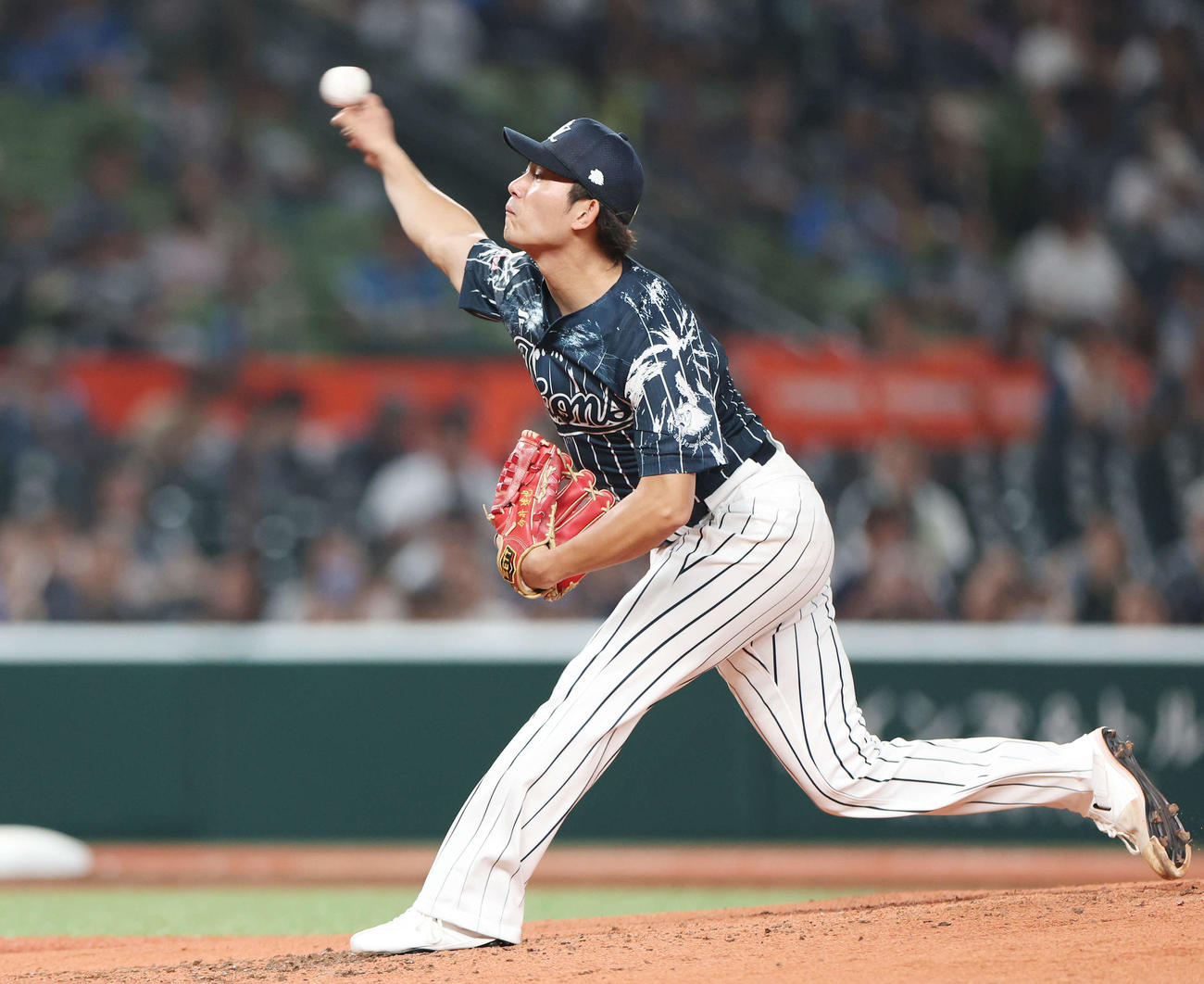 西武対楽天　西武先発の今井（撮影・宮地輝）