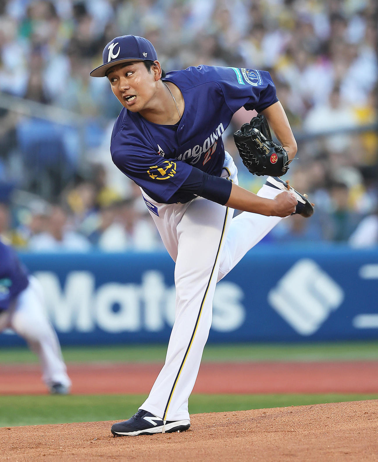 DeNA対阪神　DeNA先発の吉野（撮影・足立雅史）