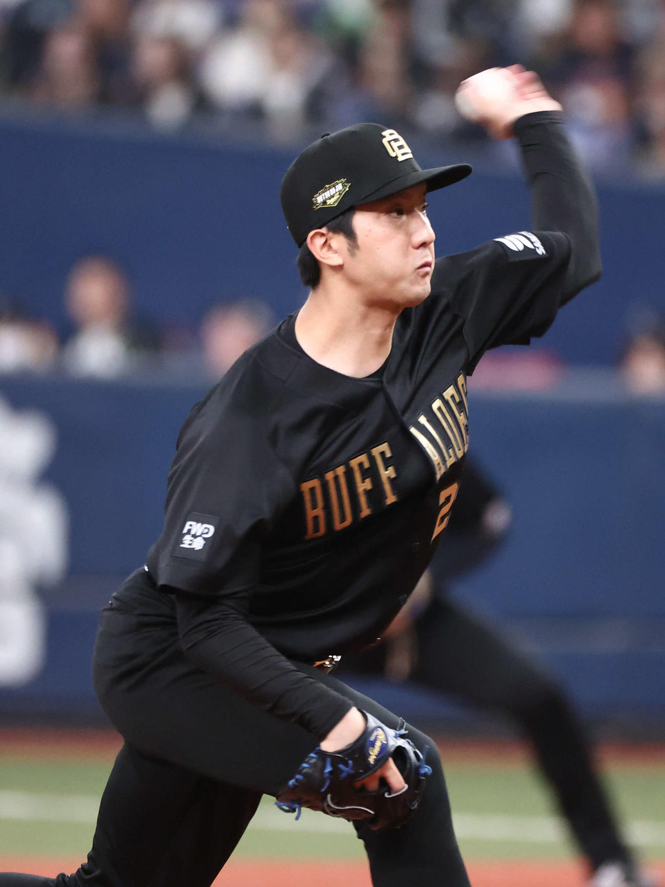 オリックス対ロッテ　オリックス先発の田嶋（撮影・西尾就之）