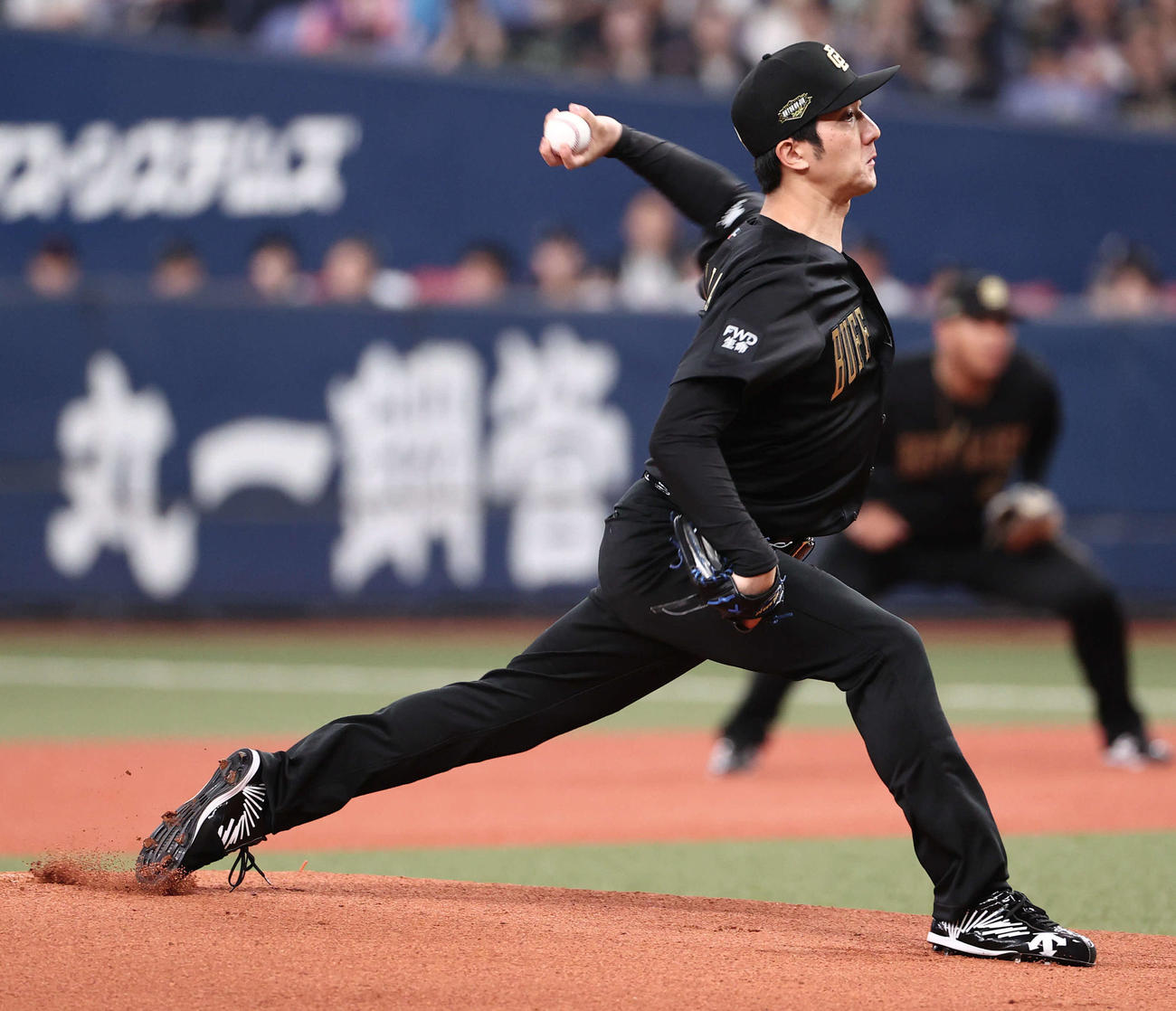 オリックス対ロッテ　オリックス先発の田嶋（撮影・西尾就之）