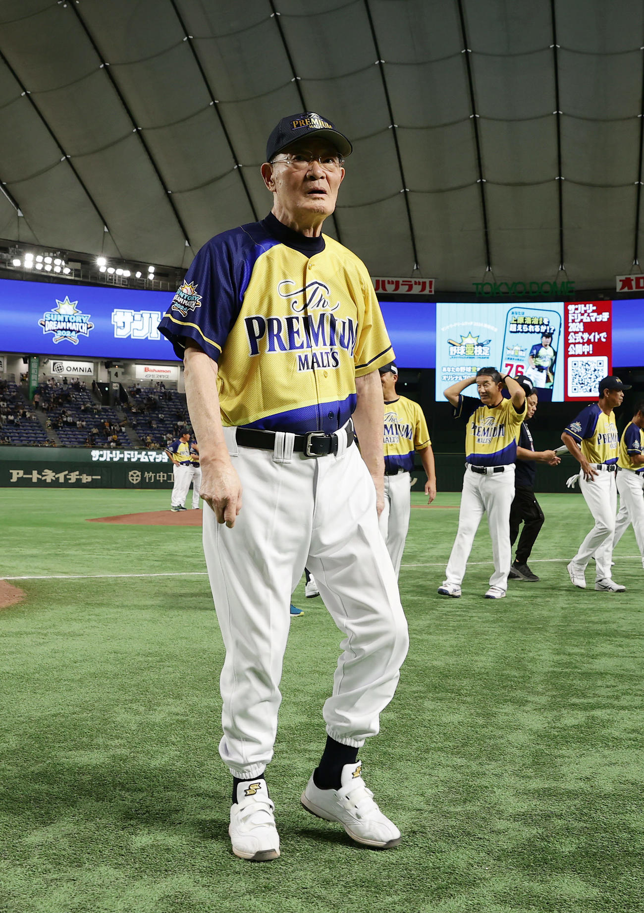 サントリードリームマッチ2024に臨む張本氏（撮影・前田充）