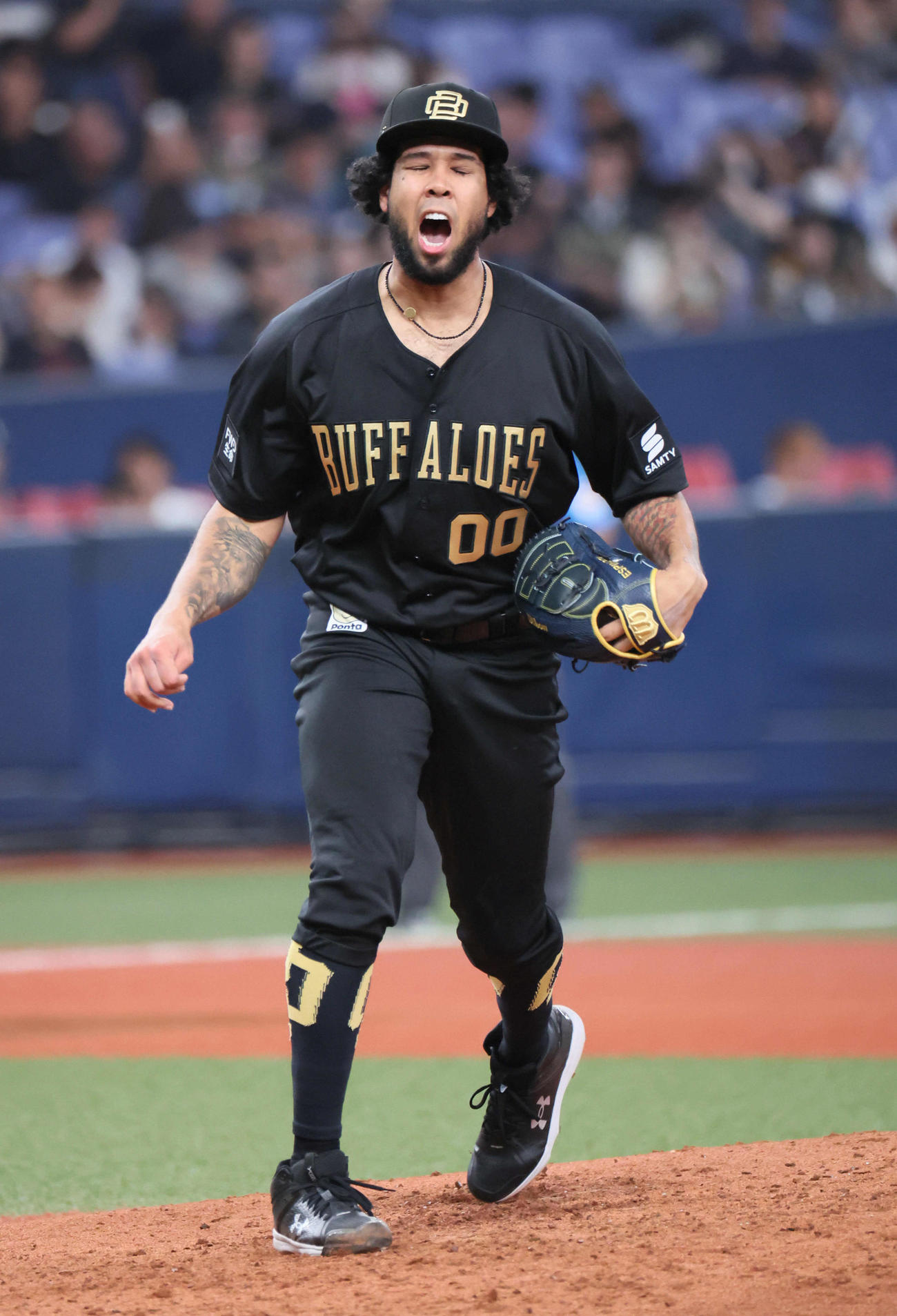 オリックス対西武　5回表までを無失点抑えたエスピノーザ（撮影・宮崎幸一）