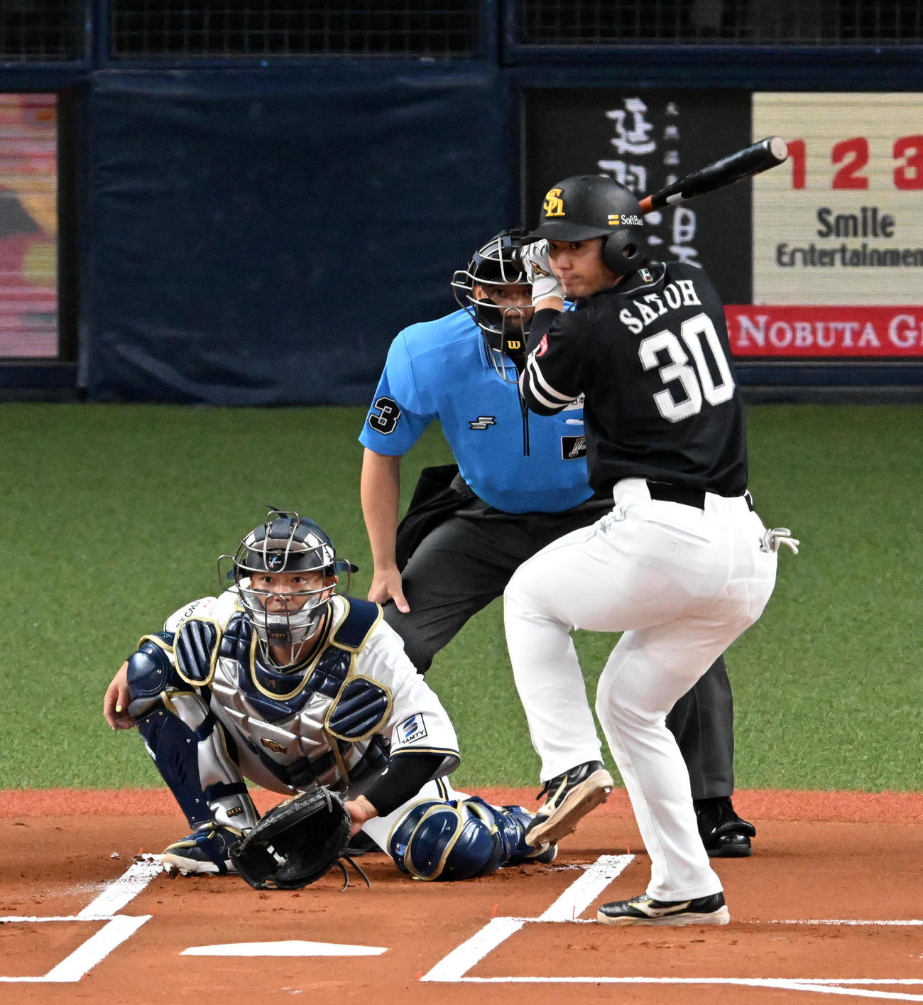 ソフトバンク佐藤直樹（2024年6月27日撮影）